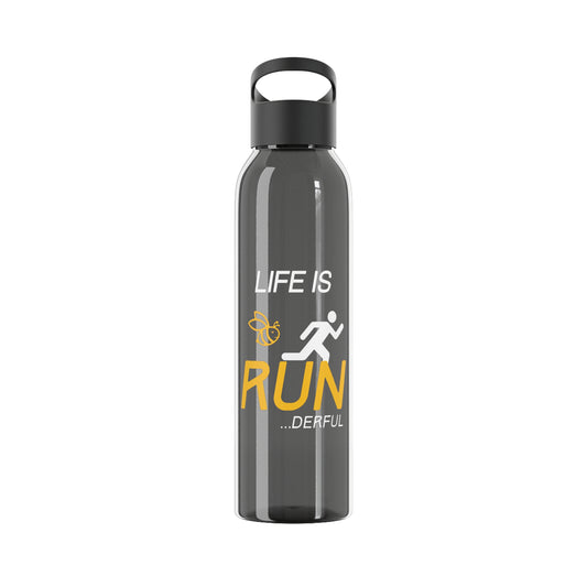 Life Is Runderful Transparent Water Bottle 600ml